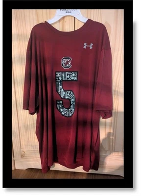🐔 SC Gamecocks NCAA Shirt – Under Armour – No. 5 “Integrity” Jersey - Image 1 of 4