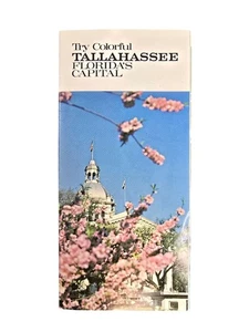 Vintage Tallahassee Floridas Capital Brochure With Color Photos & Information - Picture 1 of 7