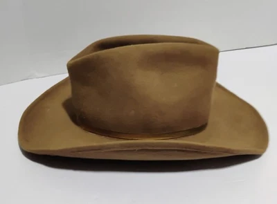 Sombrero de vaquero vintage Buckhorn - 1750 Rockmount Denver CO. 100 % lana ropa de rancho Foto 1 de 4