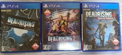 Lot 3 DEAD RISING 1 2 4 set PS4 Sony PlayStation 4 Japan Version Tested Capcom - Image 1 of 4