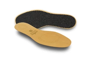 172 Leather Naturally Tanned Sheepskin Insole with Activated Carbon, Tan, US ... - Picture 1 of 3