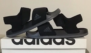 Adidas Women's Sz. 8 Adilette Core Black Sandal Slide Men’s Sz. 8 Kobe Jordan IV - Picture 1 of 6