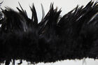 1 Yard SADDLE FRINGE DYED BLACK 6-8" Trim/Feathers/Hats/Costume/Halloween/Craft