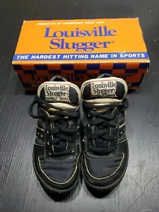Vintage Rare Children's Louisville Slugger Baseball Cleats Size 10.5 With... - Picture 1 of 23