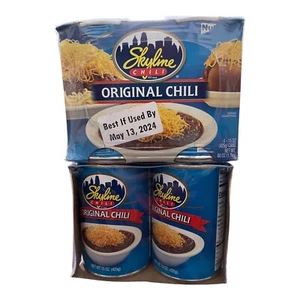 Skyline Peperoncino Originale 8 Ct Lattine 15 oz Stile Cincinnati Migliore dal 13/05/24 - Foto 1 di 1