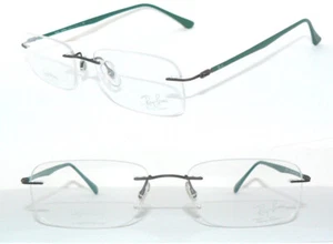 GAFAS RAY BAN SIN BORDES VERDE RB 8704 1163 MONTURA 8725 TITAN FLEX 8402 memo 8703 - Imagen 1 de 6