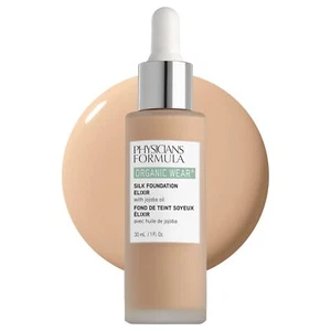 Ultra Nourishing Fair to Light Organic Foundation Elixir 1 Fl Oz Lightweight - Picture 1 of 5