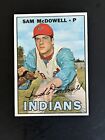 1967 Topps Baseball #295 Sam McDowell EX/EX+ Indians de Cleveland Sudden Sam