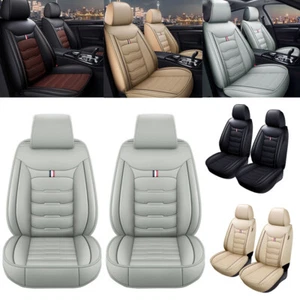 For Cadillac Car Seat Covers Leather Full Set Cushion Pad Mat -2 Front Seats - Picture 1 of 40