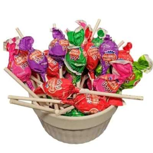 360 Dubble Bubble Lollipops Bubble Gum Center Candy Pops FREE SHIP 48 STATES - Picture 1 of 6