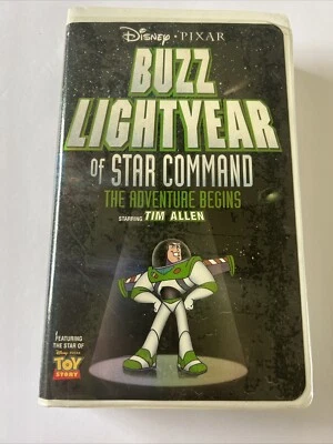 Buzz Lightyear of Star Command: The Adventure Begins VHS Tape 2000 Disney Pixar - Image 1 of 4