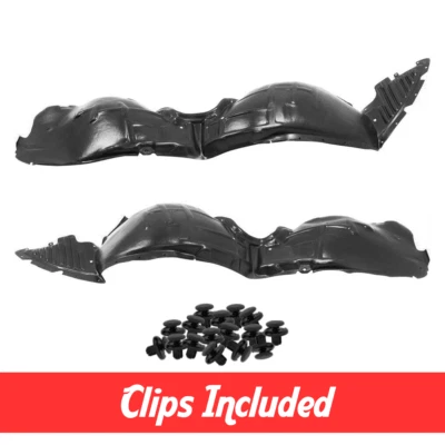 Front Left & Right Fender Liner Set w/ Clips For 2014-2020 Chevrolet Impala Foto 1 de 4