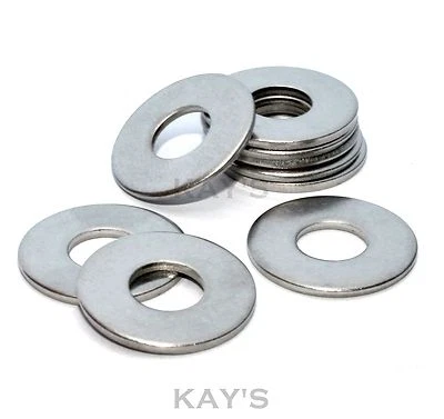 FORM C WASHERS FLAT WIDER ZINC PLATED METRIC M5 M6 M8 M10 M12 M14 M16 M20 M24 - Image 1 of 2