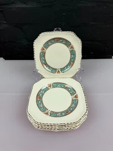 6 x Johnson Brothers Old English Hampton Square Side Plates 6" Wide Set - Picture 1 of 6