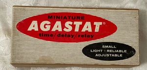 AGASTAT TIME DELAY RELAY 2112-D-H1 .2 - 60 SEC 28vdc VINTAGE  - Picture 1 of 6
