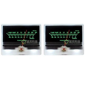 2x DB Level VU Panel Meter Header TN-90A Audio Endstufe Gehäuse Hintergrundbeleuchtung - Bild 1 von 5