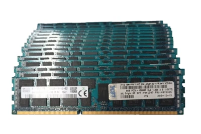 IBM 16 x 8GB 2Rx4 PC3L-10600R DDR3-1333 ECC SERVER RAM 49Y1415 47J0136 SKhynix - Image 1 of 4