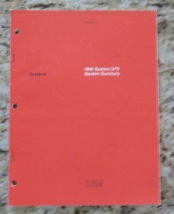 Vintage IBM System / 370 System Summary Dated 1972 / 1973 - Picture 1 of 13