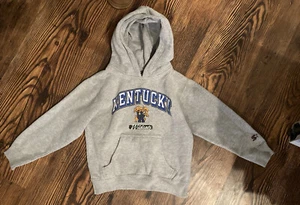 youth Starter Kentucky Wildcats hoodie gray size 8 - Picture 1 of 5