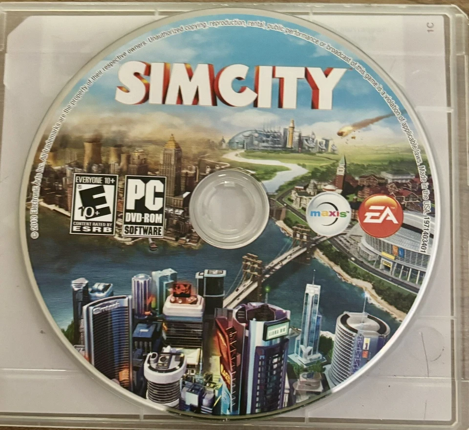 Sim City 2013 PC Computer Game Same Day Fast Shipping! - Image 1 of 1