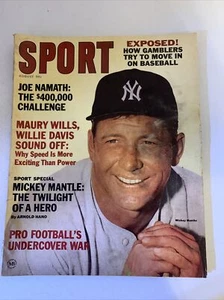 Vintage Sport Magazine August 1965 Mickey Mantle Twilight of a hero - Bild 1 von 5