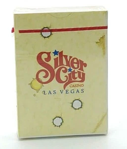 Vintage NOS Silver City Casino Las Vegas Nevada Spielkarten in Plastik versiegelt - Bild 1 von 2