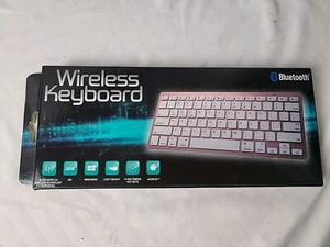 Bluetooth Wireless Keyboard Rose Gold Color (Works)  - Picture 1 of 4