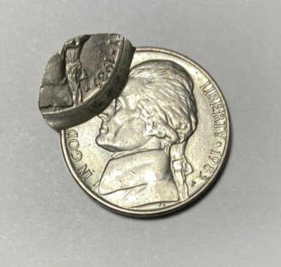 1983/1983 Jefferson Nickel Double Strike with 2 Full Dates Mint Error - Image 1 of 4
