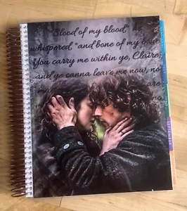 Outlander Show Inspired Couple Love Cover Set 4 use w/ Erin Condren Planner - Picture 1 of 3