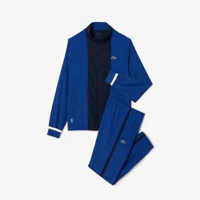 Lacoste x Daniil Medvedev Full Tracksuit Set Blue Top Bottoms Mens Size M L XXL - Image 1 of 4