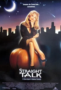 STRAIGHT TALK tolles original gerolltes D/S 27x40 Filmplakat 1992 LAST ONE (lo2) - Bild 1 von 1