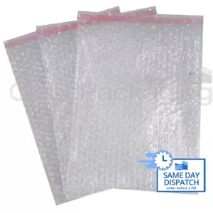 100 x BP4 STARK EINFACH KLAR SCHÄLEN & VERSIEGELUNG BLASENBEUTEL TASCHEN 230x285mm (9x11") - Bild 1 von 6