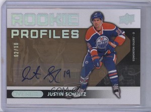 2013-14 Upper Deck Overtime Profiles /10 Justin Schultz #RP9 Rookie Auto RC