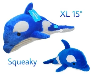 Orca Wal ""Legende"" Large 15" Charity Plüschtier Hundespielzeug mit Quietscher super weich neu mit Etikett - Bild 1 von 5