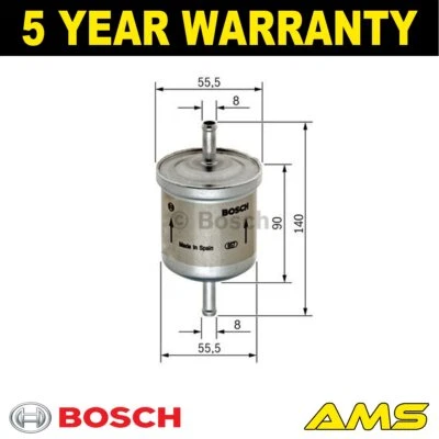Fits Vauxhall Astra Skoda Felicia VW Caddy + Other Models Fuel Filter Bosch — 第 1/4 张图片