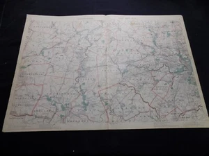 1891 Massachusetts Topographical Map of Counties Just Northwest of Boston - Picture 1 of 1