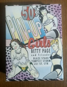 50's Pin-Up Girls (Betty Page & Friends) - Box of 40 cards, 1992 Mother Prod. - Foto 1 di 6