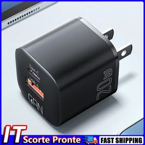 Alimentatore sicuro a ricarica rapida PD per telefoni iPhone (spina americana ne - Bild 1 von 10