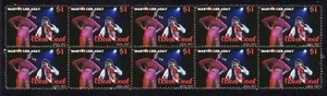 Meat Loaf Strip Of 10 Mint Rock Music Stamps 4 - Picture 1 of 1