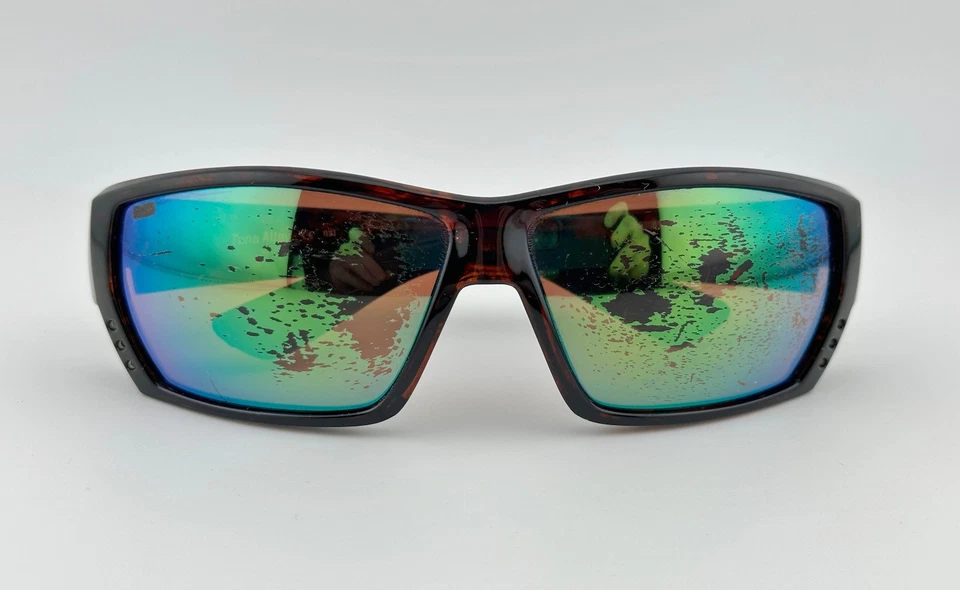 Gafas de sol Costa Del Mar TA 10 Tuna Alley marco verde tortuga espejo 580P -LEER Foto 1 de 4