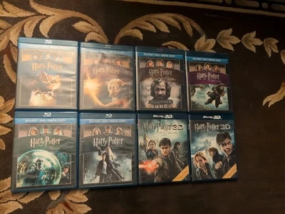 Harry Potter: Complete 8-Film Collection Blu-ray+DVD+Digital (Expired) 7 In 3D - Image 1 of 4
