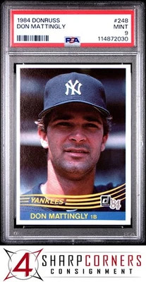 Donruss #248 Don Mattingly RC 1984 Yankees PSA 9 Foto 1 de 4