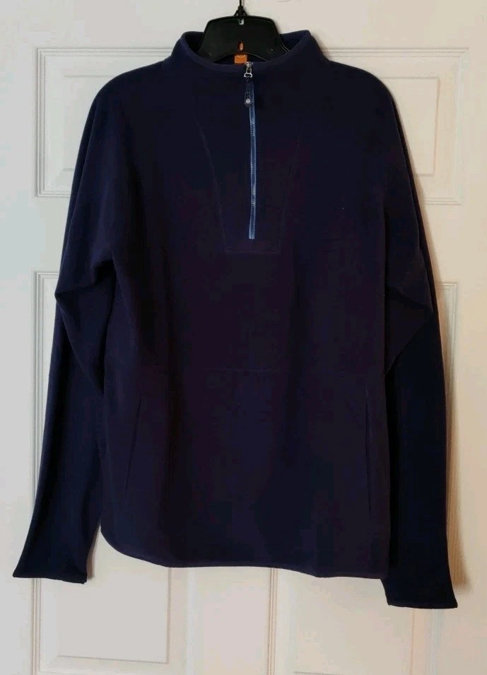 Peter Millar Crown Fleece Quarter Zip STYLE MF23EZ38 NAVY SIZE XXL