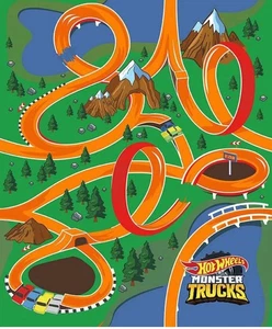 Panel 36" X 44" Hot Wheels Monster Trucks Niños Panel de Tela de Algodón  - Imagen 1 de 10