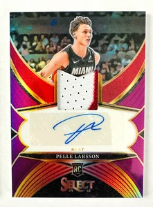 2024-25 Panini Select Pelle Larsson AUTO Jersey PATCH RC RED Prizm SP #/99 Heat! - Picture 1 of 3