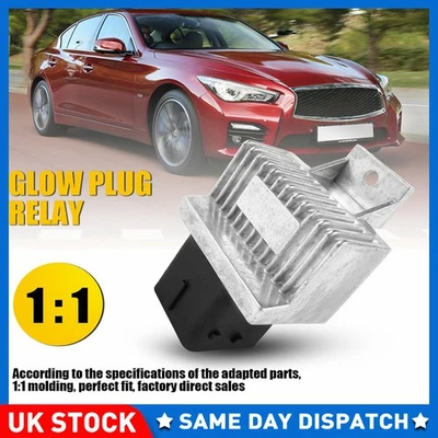 110678071R Glow Plug Relay Unit For Renault Nissan Infiniti 1.5 2.0 Dci Black UK - Image 1 of 4