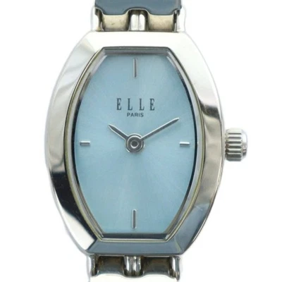 ELLE Watch Quartz Logo Blue Dial Silver Color Used bd3b9a85a0bc3fd7f506d79072a80 - Image 1 of 4