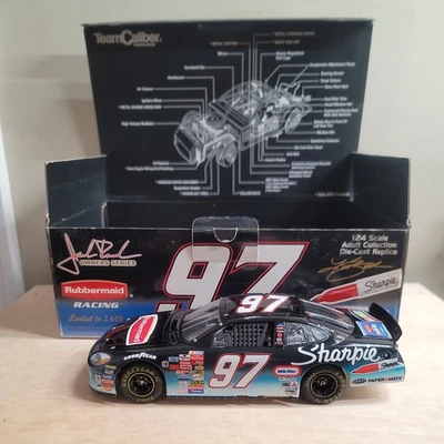 Kurt Busch #97 Rubbermaid 2002 Team Caliber Owners Series 1/24 Diecast # 398 - Image 1 of 4