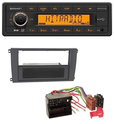 Continental 1DIN DAB MP3 AUX USB Autoradio für Porsche Cayenne (2007-2010) - Bild 1 von 4