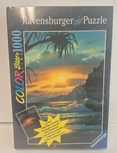 RAVENSBURGER Star Line - SUNSET BY THE SEA - 1000 Pc Jigsaw Puzzle - New Sealed - Picture 1 of 3